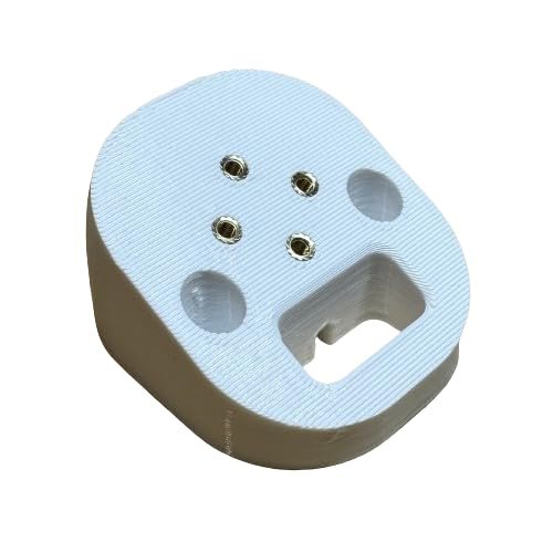 Mini Mount Compatible with Ubiquiti Unifi Protect G4, G5 Flex, and G6 Instant Cameras (White, 25-Degree)