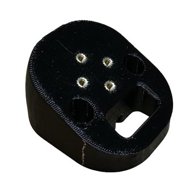 Mini Mount Compatible with Ubiquiti Unifi Protect G4, G5 Flex, and G6 Instant Cameras (Black, 25-Degree)