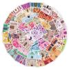 40Pcs Castle Stickers for Kids Water Bottle Laptop Fairy Prince Princess Party Decoration Art Sticker Motorcycle Luggage Guitar Decal Skateboard Waterproof Vinyl Fairy Stickers for Teens Adults Castle view 2
