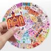 40Pcs Castle Stickers for Kids Water Bottle Laptop Fairy Prince Princess Party Decoration Art Sticker Motorcycle Luggage Guitar Decal Skateboard Waterproof Vinyl Fairy Stickers for Teens Adults Castle view 3
