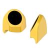 Advanblack Chrome Yellow Tour Trunk Pack Speaker Pods 6.5" Rear Audio Housing Color Matched Fit Harley King Tour Trunk Pack view 2