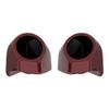 Advanblack Mysterious Red Sunglo Tour Trunk Pack Speaker Pods 6.5" Rear Audio Housing Color Matched Fit Harley King Tour Trunk Pack view 1