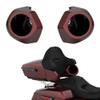 Advanblack Mysterious Red Sunglo Tour Trunk Pack Speaker Pods 6.5" Rear Audio Housing Color Matched Fit Harley King Tour Trunk Pack view 4