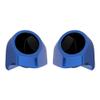 Advanblack Superior Blue Tour Trunk Pack Speaker Pods 6.5" Rear Audio Housing Color Matched Fit Harley King Tour Trunk Pack view 1