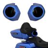 Advanblack Superior Blue Tour Trunk Pack Speaker Pods 6.5" Rear Audio Housing Color Matched Fit Harley King Tour Trunk Pack view 4