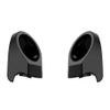 Advanblack Vivid Black Tour Trunk Pack Speaker Pods 6.5" Rear Audio Housing Fit Harley King Tour Trunk Pack view 3