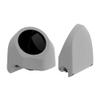 Advanblack Dark Slate Candy Tour Trunk Pack Speaker Pods 6.5" Rear Audio Housing Color Matched Fit Harley King Tour Trunk Pack view 1