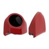 Advanblack Redline Red Tour Trunk Pack Speaker Pods 6.5" Rear Audio Housing Color Matched Fit Harley King Tour Trunk Pack view 3
