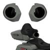 Advanblack Deadwood Green Denim Tour Trunk Pack Speaker Pods 6.5" Rear Audio Housing Color Matched Fit Harley King Tour Trunk Pack view 2
