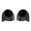 Advanblack Blackened Cayenne Tour Trunk Pack Speaker Pods 6.5" Rear Audio Housing Color Matched Fit Harley King Tour Trunk Pack view 1