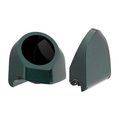 Advanblack Deep Jade Pearl Tour Trunk Pack Speaker Pods 6.5" Rear Audio Housing Color Matched Fit Harley King Tour Trunk Pack