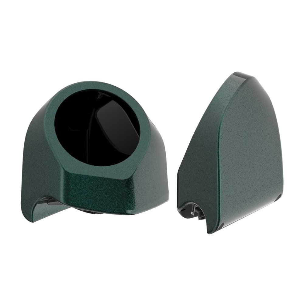 Advanblack Deep Jade Pearl Tour Trunk Pack Speaker Pods 6.5" Rear Audio Housing Color Matched Fit Harley King Tour Trunk Pack