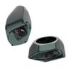 Advanblack Deep Jade Pearl Tour Trunk Pack Speaker Pods 6.5" Rear Audio Housing Color Matched Fit Harley King Tour Trunk Pack view 2