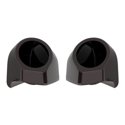 Advanblack Black Forest Tour Trunk Pack Speaker Pods 6.5" Rear Audio Housing Color Matched Fit Harley King Tour Trunk Pack