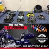 Advanblack Black Forest Tour Trunk Pack Speaker Pods 6.5" Rear Audio Housing Color Matched Fit Harley King Tour Trunk Pack view 2