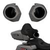 Advanblack Silver Flux Tour Trunk Pack Speaker Pods 6.5" Rear Audio Housing Color Matched Fit Harley King Tour Trunk Pack view 2