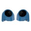 Advanblack Billiard Teal Tour Trunk Pack Speaker Pods 6.5" Rear Audio Housing Color Matched Fit Harley King Tour Trunk Pack view 1