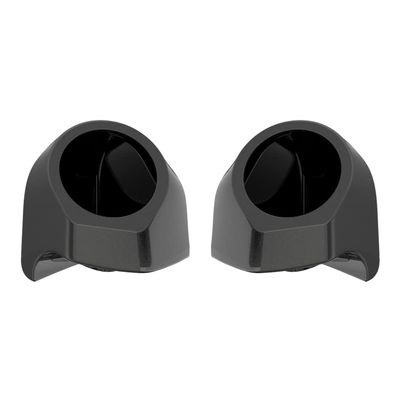 Advanblack Black Pearl Tour Trunk Pack Speaker Pods 6.5" Rear Audio Housing Color Matched Fit Harley King Tour Trunk Pack