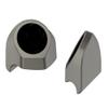 Advanblack Industrial Gray Tour Trunk Pack Speaker Pods 6.5" Rear Audio Housing Color Matched Fit Harley King Tour Trunk Pack view 3