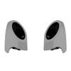 Advanblack Sunset Orange Tour Trunk Pack Speaker Pods 6.5" Rear Audio Housing Color Matched Fit Harley King Tour Trunk Pack view 1