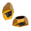 Advanblack Prospect Gold Tour Trunk Pack Speaker Pods 6.5" Rear Audio Housing Color Matched Fit Harley King Tour Trunk Pack view 3