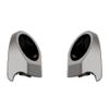 Advanblack Pewter Denim Tour Trunk Pack Speaker Pods 6.5" Rear Audio Housing Color Matched Fit Harley King Tour Trunk Pack view 3