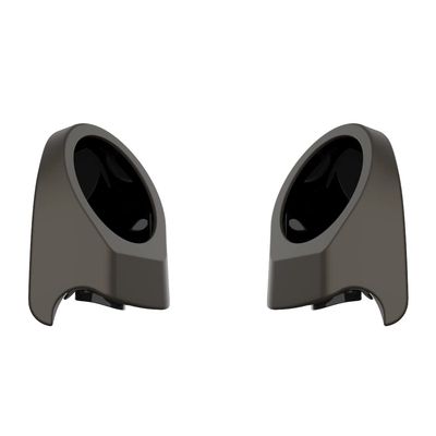 Advanblack US Stock River Rock Gray Denim Tour Trunk Pack Speaker Pods 6.5" Rear Audio Housing Color Matched Fit Harley King Tour Trunk Pack