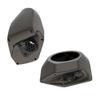 Advanblack US Stock River Rock Gray Denim Tour Trunk Pack Speaker Pods 6.5" Rear Audio Housing Color Matched Fit Harley King Tour Trunk Pack view 2