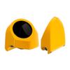 Advanblack Hightail Yellow Pearl Tour Trunk Pack Speaker Pods 6.5" Rear Audio Housing Color Matched Fit Harley King Tour Trunk Pack view 1