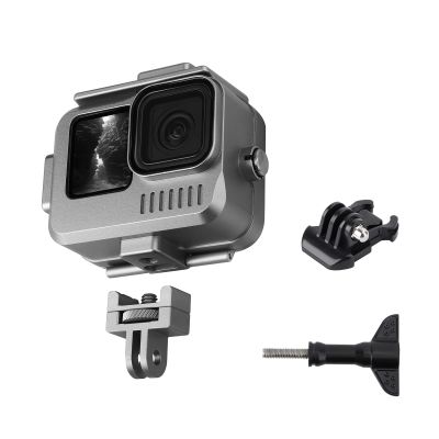 TECKEEN Underwater Diving Waterproof Housing Case with 1/4 Screw Hole Action Camera Case Cover for GoPro 11/10/9 Black Action Camera