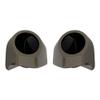 Advanblack River Rock Gray Tour Trunk Pack Speaker Pods 6.5" Rear Audio Housing Color Matched Fit Harley King Tour Trunk Pack view 1