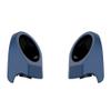 Advanblack Legend Blue Denim Tour Trunk Pack Speaker Pods 6.5" Rear Audio Housing Color Matched Fit Harley King Tour Trunk Pack view 2