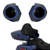 Advanblack Blue Steel Tour Trunk Pack Speaker Pods 6.5" Rear Audio Housing Color Matched Fit Harley King Tour Trunk Pack view 2