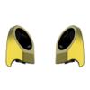 Advanblack Eagle Eye Yellow Tour Trunk Pack Speaker Pods 6.5" Rear Audio Housing Color Matched Fit Harley King Tour Trunk Pack view 4