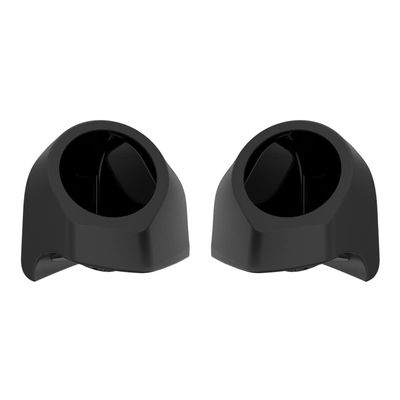 Advanblack Black Earth Tour Trunk Pack Speaker Pods 6.5" Rear Audio Housing Color Matched Fit Harley King Tour Trunk Pack