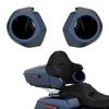 Advanblack Midnight Blue Tour Trunk Pack Speaker Pods 6.5" Rear Audio Housing Color Matched Fit Harley King Tour Trunk Pack view 2