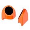 Advanblack Wicked Orange Pearl Tour Trunk Pack Speaker Pods 6.5" Rear Audio Housing Color Matched Fit Harley King Tour Trunk Pack view 3