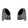 Advanblack Hard Candy Black Gold Flake Tour Trunk Pack Speaker Pods 6.5" Rear Audio Housing Color Matched Fit Harley King Tour Trunk Pack view 1