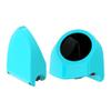 Advanblack Frosted Teal Tour Trunk Pack Speaker Pods 6.5" Rear Audio Housing Color Matched Fit Harley King Tour Trunk Pack view 4