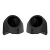Advanblack Denim Black Tour Trunk Pack Speaker Pods 6.5" Rear Audio Housing Color Matched Fit Harley King Tour Trunk Pack view 1