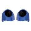 Advanblack Blue Max Tour Trunk Pack Speaker Pods 6.5" Rear Audio Housing Color Matched Fit Harley King Tour Trunk Pack view 1