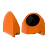 Advanblack Baja Orange Tour Trunk Pack Speaker Pods 6.5" Rear Audio Housing Color Matched Fit Harley King Tour Trunk Pack view 3