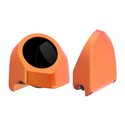 Advanblack Tequila Sunrise Tour Trunk Pack Speaker Pods 6.5" Rear Audio Housing Color Matched Fit Harley King Tour Trunk Pack
