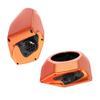 Advanblack Tequila Sunrise Tour Trunk Pack Speaker Pods 6.5" Rear Audio Housing Color Matched Fit Harley King Tour Trunk Pack view 2