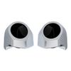 Advanblack Tour Trunk Pack Speaker Pods 6.5" Rear Audio Housing Color Matched Fit Harley King Tour Trunk Pack (Barracuda Silver) view 1