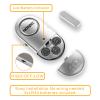 Door Window Alarms New Version with Two Volume Level, 6 Pack for Kids Toddlers Safety view 4