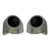 Advanblack Deadwood Green Glossy Tour Trunk Pack Speaker Pods 6.5" Rear Audio Housing Color Matched Fit Harley King Tour Trunk Pack view 1