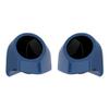 Advanblack Legend Blue Tour Trunk Pack Speaker Pods 6.5" Rear Audio Housing Color Matched Fit Harley King Tour Trunk Pack view 1