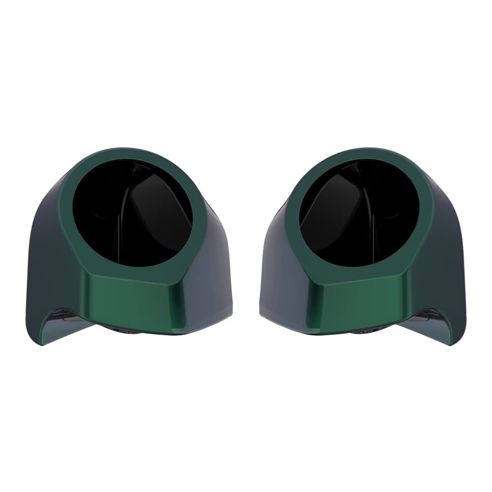 Advanblack Snake Venom Tour Trunk Pack Speaker Pods 6.5" Rear Audio Housing Color Matched Fit Harley King Tour Trunk Pack
