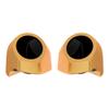 Advanblack Hard Candy Gold Flake Tour Trunk Pack Speaker Pods 6.5" Rear Audio Housing Color Matched Fit Harley King Tour Trunk Pack view 1